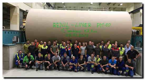   Successful start-up of PM10 at the Laakirchen mill. © ANDRITZ 