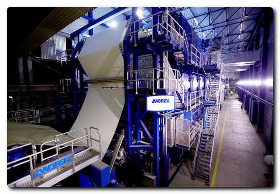 ANDRITZ pulp drying line. Photo: ANDRITZ