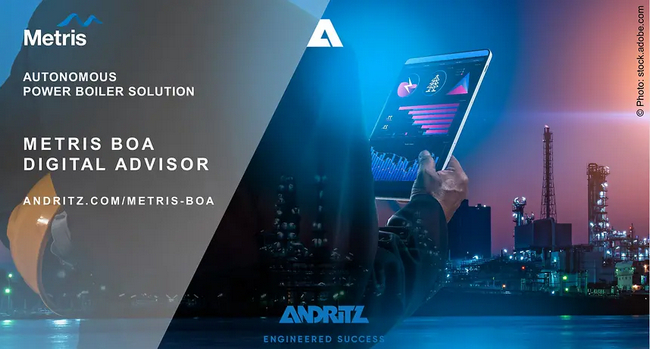 ANDRITZ Metris BOA digital advisor for power boilers