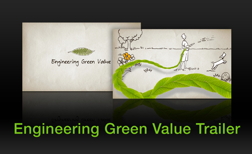 With impressive moving images and other astonishing forms of illustration, ContiTech presents its attractive new 'Engineering Green Value' film. Photo: ©ContiTech image 2_web_opt