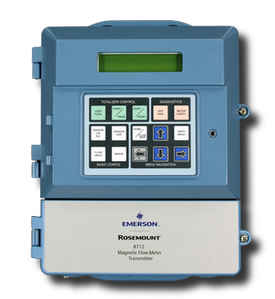 Rosemount 8712EM Wall Mount Magnetic Flow Meter Transmitter.