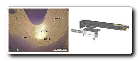 Example output from Valmet Visible Thermal Imaging System