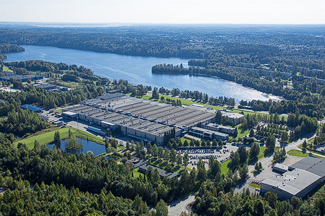 Valmet’s production unit for fabrics in Tampere.